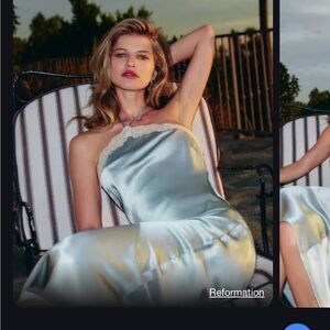 Reformation Aara Silk Dress